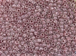 6/0 Toho Japanese Seed Beads - Dusty Mauve Lined Crystal Luster #1071