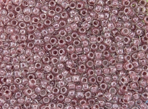 6/0 Toho Japanese Seed Beads - Dusty Mauve Lined Crystal Luster #1071