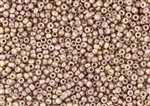 6/0 Toho Japanese Seed Beads - Beige Pink Marbled Opaque #1201
