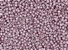 6/0 Toho Japanese Seed Beads - Pink Marbled Opaque Pink #1202