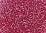 6/0 Toho Japanese Seed Beads - Light Raspberry Silver Lined #2218