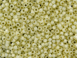 6/0 Toho Japanese Seed Beads - PermaFinish Jonquil Opal Silver Lined #PF2109