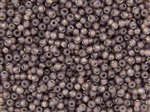 6/0 Toho Japanese Seed Beads - PermaFinish Cocoa Opal Silver Lined #PF2114