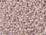 6/0 Toho Japanese Seed Beads - PermaFinish Light Pink Opal Silver Lined #PF2120