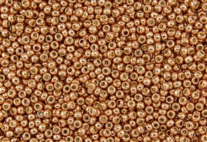 6/0 Toho Japanese Seed Beads - PermaFinish Copper Metallic #PF551D