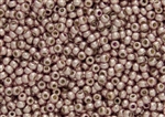 6/0 Toho Japanese Seed Beads - PermaFinish Subtle Pink Metallic #PF552