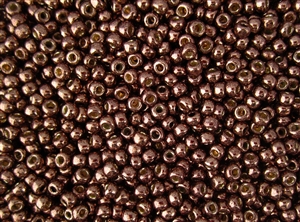 6/0 Toho Japanese Seed Beads - PermaFinish Mauve Metallic #PF556