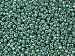 6/0 Toho Japanese Seed Beads - PermaFinish Teal Aqua Metallic #PF561