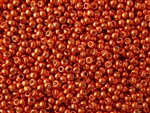 6/0 Toho Japanese Seed Beads - PermaFinish Burnt Orange Metallic #PF562