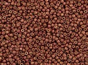 6/0 Toho Japanese Seed Beads - PermaFinish Cabernet Red Metallic Matte #PF564F