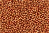 6/0 Toho Japanese Seed Beads - PermaFinish Burnt Copper Metallic #PF573