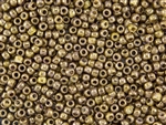 6/0 Toho Japanese Seed Beads - Hybrid Luster Gold Smoky Topaz Rose and Green #Y185