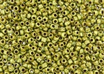 6/0 Toho Japanese Seed Beads - Hybrid Frosted Sour Apple Picasso #Y310F