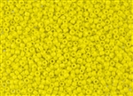 6/0 Toho Japanese Seed Beads - Hybrid Sueded Gold Opaque Dandelion Yellow #Y621