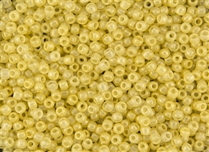 6/0 Toho Japanese Seed Beads - Hybrid Sueded Gold Lame' #Y631