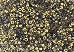 6/0 Toho Japanese Seed Beads - Hybrid Crystal Smoke Gold 1/2 Coat #Y840