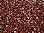 6/0 Toho Japanese Seed Beads - Hybrid Frosted Terra Cotta Apollo #Y855F