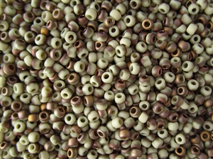 6/0 Toho Japanese Seed Beads - Hybrid Frosted Lt. Beige Apollo #Y856F