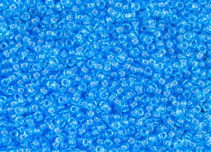 8/0 Toho Japanese Seed Beads - Aqua Transparent #3