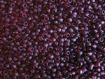 8/0 Toho Japanese Seed Beads - Dark Amethyst Transparent Matte #6CF