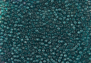 8/0 Toho Japanese Seed Beads - Teal / Blue Zircon Transparent #7BD