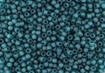 8/0 Toho Japanese Seed Beads - Frosted Teal / Blue Zircon #7BDF