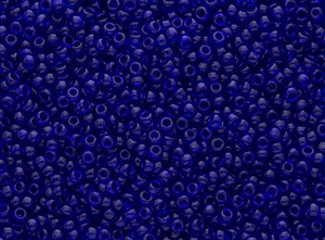 8/0 Toho Japanese Seed Beads - Transparent Cobalt Blue #8