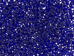 8/0 Toho Japanese Seed Beads - Dark Cobalt Blue Transparent Matte #8DF