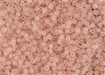 8/0 Toho Japanese Seed Beads - Light Pink Transparent Matte #11F