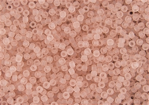 8/0 Toho Japanese Seed Beads - Light Pink Transparent Matte #11F