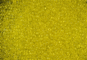8/0 Toho Japanese Seed Beads - Lemon Yellow Transparent #12
