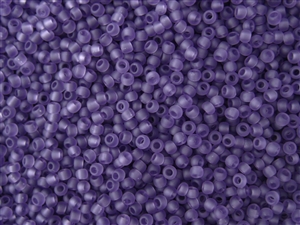 8/0 Toho Japanese Seed Beads - Amethyst Transparent Matte #19F