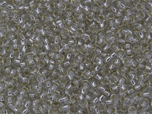 8/0 Toho Japanese Seed Beads - Crystal Silver Lined #21