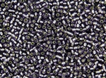 8/0 Toho Japanese Seed Beads - Amethyst Silver Lined #39