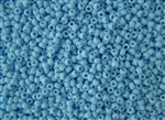 8/0 Toho Japanese Seed Beads - Aqua Matte Opaque #43F