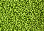 8/0 Toho Japanese Seed Beads - Lime Green Opaque #44