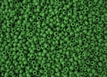 8/0 Toho Japanese Seed Beads - Dark Green Matte Opaque #47DF