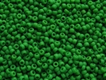 8/0 Toho Japanese Seed Beads - Bright Green Matte Opaque #47F