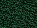 8/0 Toho Japanese Seed Beads - Forest Green Matte Opaque #47HF
