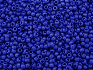 8/0 Toho Japanese Seed Beads - Dark Royal Blue Opaque #48