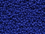 8/0 Toho Japanese Seed Beads - Dark Royal Blue Matte Opaque #48F