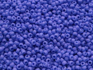 8/0 Toho Japanese Seed Beads - Blue Periwinkle Matte Opaque #48LF