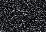 8/0 Toho Japanese Seed Beads - Jet Black Opaque #49