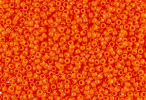 8/0 Toho Japanese Seed Beads - Bright Orange Opaque #50A