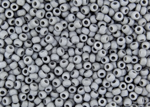 8/0 Toho Japanese Seed Beads - Light Grey Opaque #53