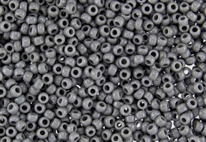 8/0 Toho Japanese Seed Beads - Dark Grey Opaque #53D