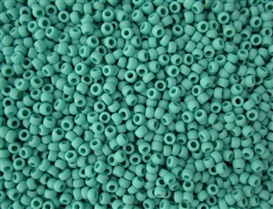8/0 Toho Japanese Seed Beads - Turquoise Matte Opaque #55F