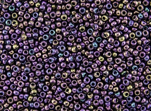 8/0 Toho Japanese Seed Beads - Purple Iris Metallic #85