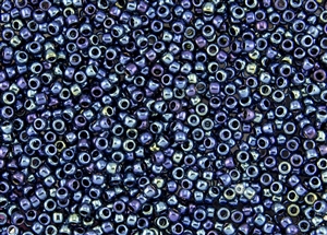 8/0 Toho Japanese Seed Beads - Blue Iris Metallic #88