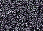 8/0 Toho Japanese Seed Beads - Dark Purple Iris Metallic #90